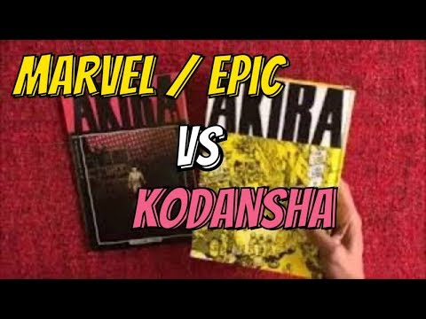 AKIRA Edition Comparison: Marvel/Epic Comics vs Kodansha 35th Anniversary Hardcovers
