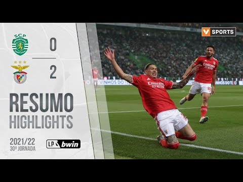 Highlights | Resumo: Sporting 0-2 Benfica (Liga 21/22 #30)
