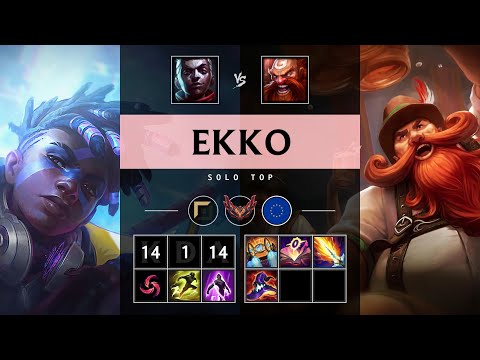 Ekko Top vs Gragas - EUW Grandmaster Patch 25.08