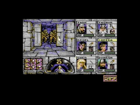 Eye of the Beholder on C128 (Vice emulator) Part 11