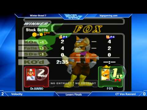 Winter Brawl 7 SSBM - Velocity vs CT Vex Kasrani - Losers Finals