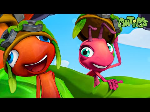 Ant Run 🔴NEW EPISODE!!!🔴 | Funny Cartoons For All The Family! | ANTIKS 🐜🌿