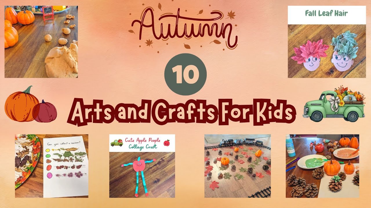 10 Easy Fall Crafts & Activities for Kids 🍂 | Fun Autumn Ideas for Parents & Teachers