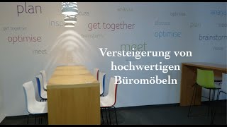 Versteigerung von Hochwertigen Büromöbeln