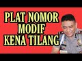 Variasi Plat Nomor Sepeda Motor