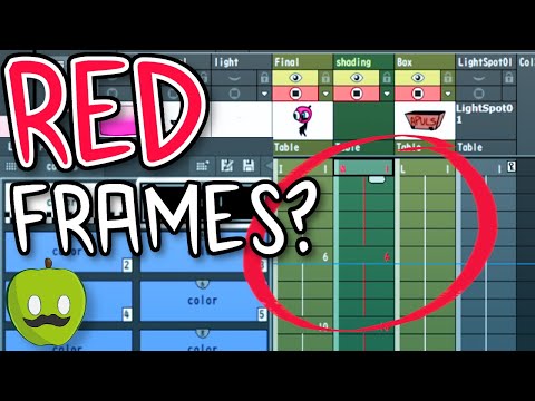 Opentoonz 1.3 - RED FRAMES? How to FIX and PREVENT