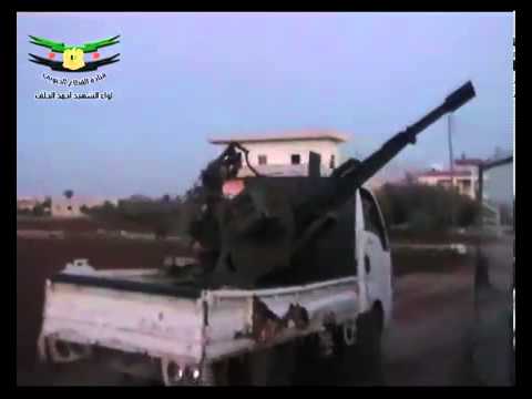 استهداف  قوات النظام من قبل لواء الشهيد أحمد الخلف في بصر الحرير في محافظة درعا
