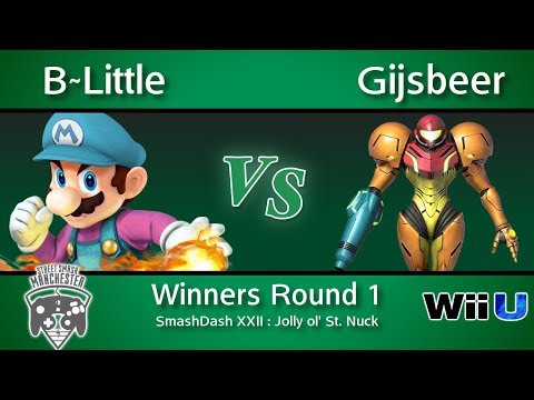 SmashDash XXII: B~Little (Mario) Vs. Gijsbeer (Samus) - Winners Round 1