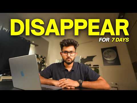 I'm begging you to DISAPPEAR & Change Your Life this year...