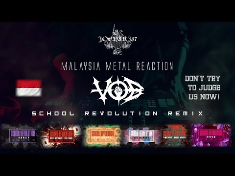 Malaysia Metal Reaction - Voice of Baceprot - School Revolution Remix (First Time Listen to it)