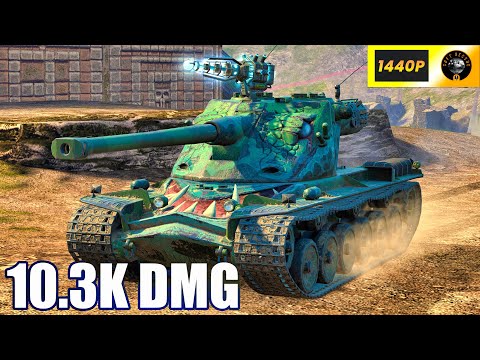 Kranvagn - 10.3K DMG 4 KILLS ● WoT Blitz Gameplay 1440p