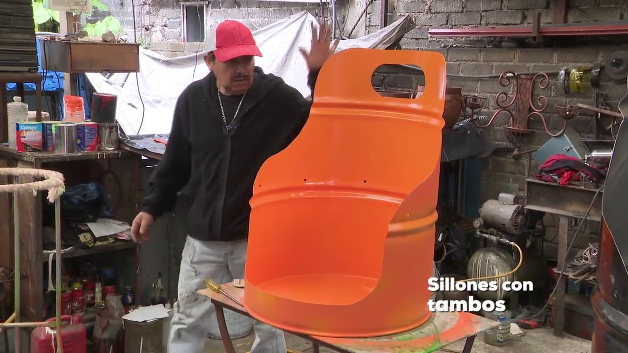 Watch Fabrica dos sillones con un solo tambo... @_HechosAMano Now Fabrica dos sillones con un solo tambo... @_HechosAMano