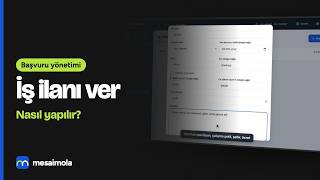 Garson, komi, aşçı ilanı nasıl verilir? Başvuruları yönetme | Mesaimola