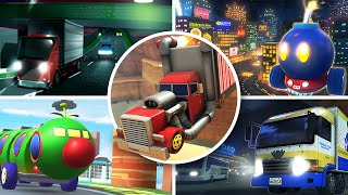 Moving Vehicles Circuits Evolution in Mario Kart Games (1996 - 2025)
