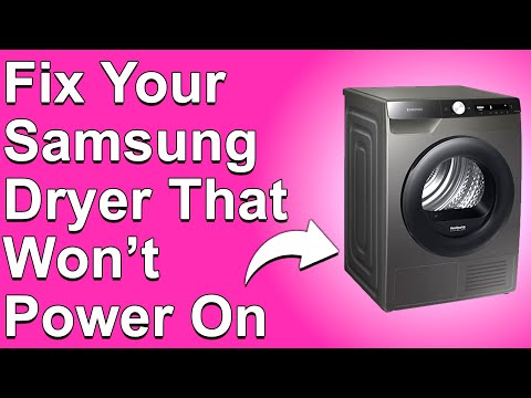 How To Fix Samsung Dryer That Won't Power On (How To Troubleshoot Samsung Dryer Not Powering On)