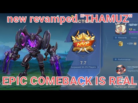 new revamped THAMUZ tank build is very effective/ epic comeback is real