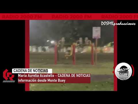 UN JUEGO SE MOVÍA SOLO EN UNA PLAZA DE MONTE BUEY Y FUE FILMADO