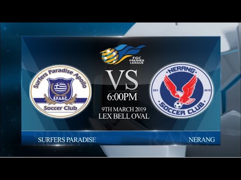 2019 FGC ASN Premier League Rd 1 - Surfers Paradise vs Nerang (3-2)