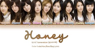 Girls’ Generation (소녀시대) - Honey Lyrics (HAN/ROM/ENG) #girlsgeneration #1stalbum