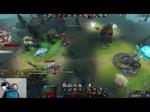 Gorgc "WTF, i can't MOVE" angry playing against Bashlord Faceless Void - public game