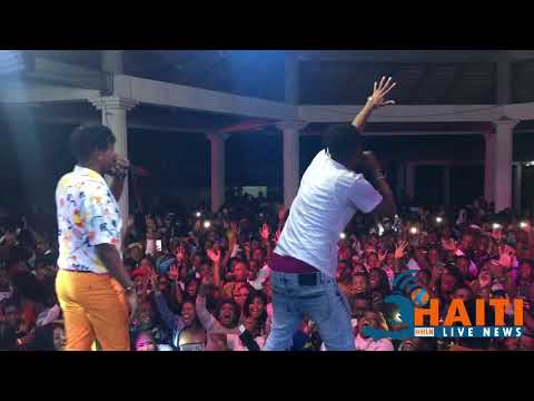 Vidéo pefomans Kolonel freez ak steves jbryan nan Le Manguier night Club Hinche