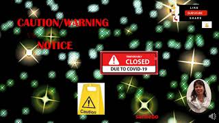 CAUTION/WARNING vs NOTICE