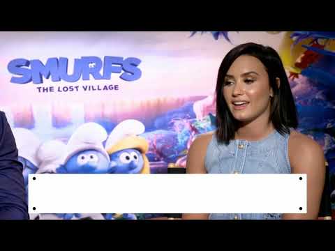 Maisa Speaking English - Smurfs Interview
