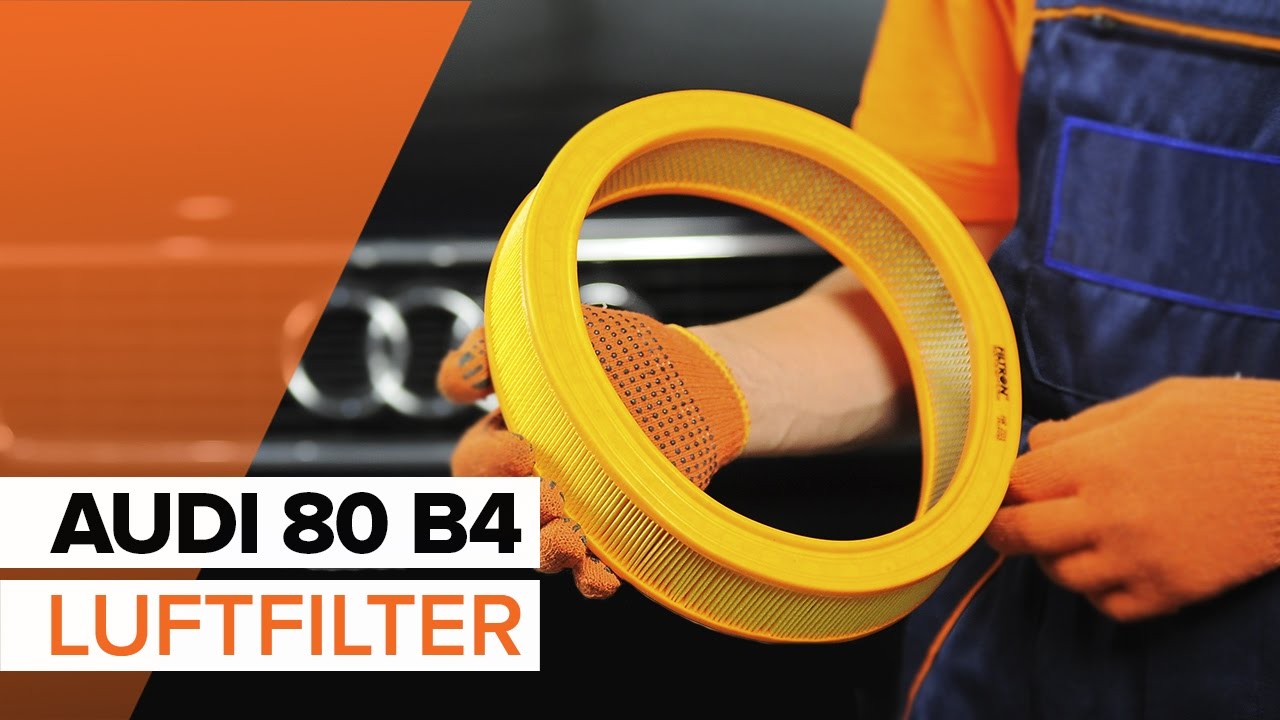 Wie Audi 80 B4 Luftfilter wechseln - Anleitung