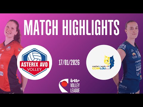 GAME HIGHLIGHTS: Asterix AVO Beveren - CapitalatWork Tchalou Volley (17-01-2026)