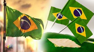 How to Make Brazil Flag | Brazilian Cloth flag Making / Brazil Football Team