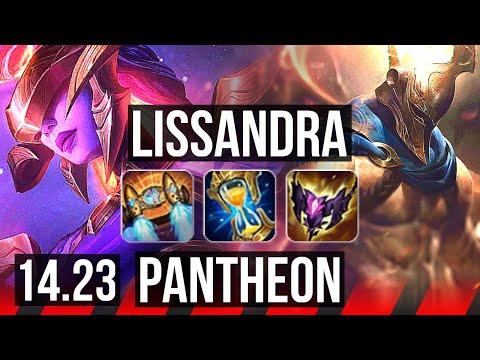 LISSANDRA vs PANTHEON (TOP) | 700+ games | KR Master | 14.23