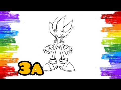 Sonic Gold Coloring Pages/Sonic Coloring Pages/Alan Walker- Fade [NCS Release]