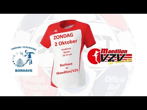Borhave - Maedilon/VZV, 2 oktober 2016, eredivisie handbal