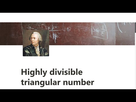 Project Euler Problem 12 Highly Divisible Triangular Number Javascript