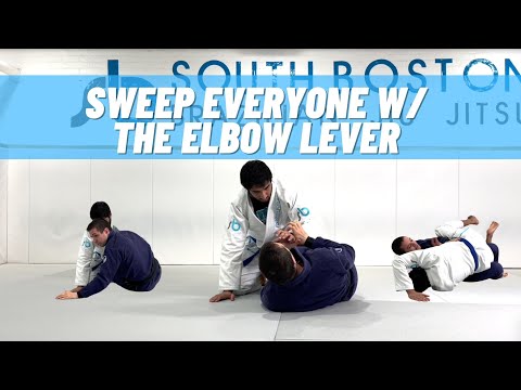 Elbow Lever from Half Guard
