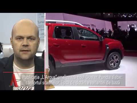 Știri Mediafax 04 Aprilie - Publicația ”L'Argus” analizează noul model Dacia Duster