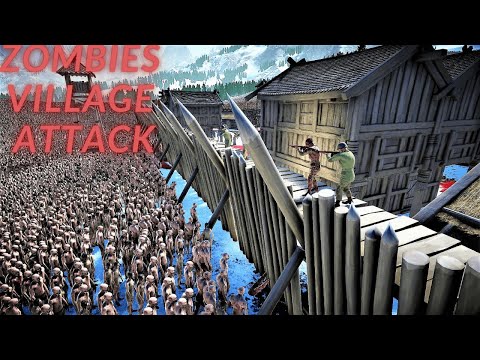 1.2 Million Zombies Vs Human Village | Ultimate Epic Battle Simulator 2 UEBS