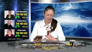 2022.04.09 Magdalena Kulejewska w telewizji TVN i TVN7 (program Noc Magii)