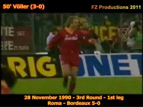 1990-1991 Uefa Cup: Roma Goals (Road to the Final)