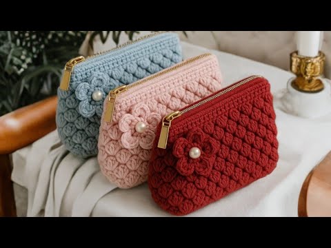 Easy! Mini Wallet Full Step by Step tutorial | Stylish Mini bag ❤️ | Crochet girls purse