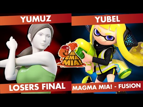 Yumuz (Wii Fit Trainer/Chrom) vs yubel (Sephirot/Inkling) - LOSERS FINAL - MAGMA MIA! - FUSION