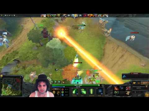 1K MMR plays on a 6K MMR account in Dota 2 - Game 4 Highlights