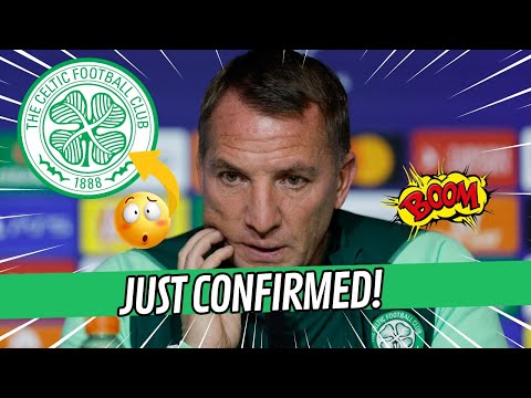 🚨BREAKING NEWS! IT HAPPENED JUST NOW! CONFIRMED THIS AFTERNOON! CELTIC NEWS