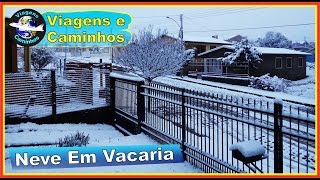 preview picture of video 'Imagens da neve em Vacaria - maior dos ultimos anos'
