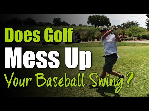 DOES GOLF MESS UP YOUR BASEBALL SWING? thumbnail