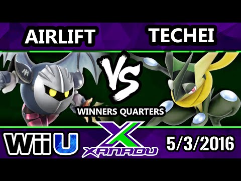 S@X 148 - Airlift (Metaknight) Vs. Techei (Greninja) SSB4 Winners Quarters - Smash Wii U - Smash 4
