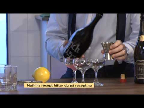 Så gör du nyårsdrinken French 75.5 - Nyhetsmorgon (TV4)