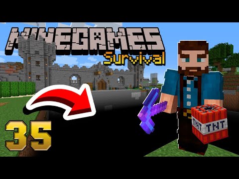 Fiz um BURACO COLOSSAL na Frente do CASTELO - Mundo Minecraft #35