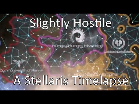 A Slightly Hostile Galaxy - Stellaris Timelapse