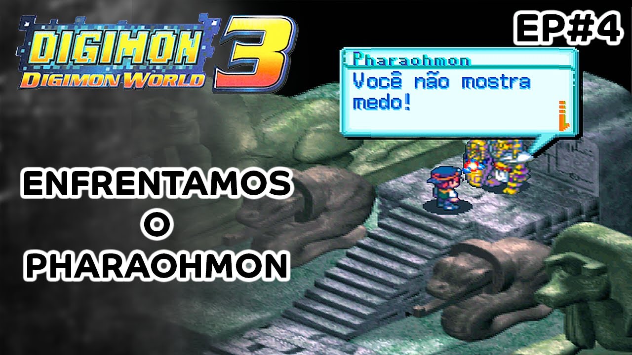 Enfrentamos o PHARAOHMON | DIGIMON WORLD 3 (Pt-Br) | GAME RETRO | PS1